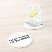 私は思い上がらない、私は完璧だ コースター (側面)