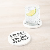 私は思い上がらない、私は完璧だ コースター (側面)