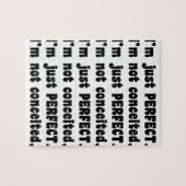 私は思い上がらない、私は完璧だ ジグソーパズル (横)