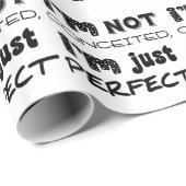 私は思い上がらない、私は完璧だ ラッピングペーパー (ロールコーナー)