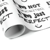 私は思い上がらない、私は完璧だ ラッピングペーパー (ロールコーナー)