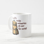 私は思い出を作りたい コーヒーマグカップ (正面左)