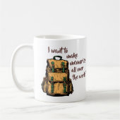 私は思い出を作りたい コーヒーマグカップ (左)