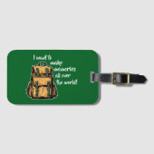 私は思い出を作りたい ラゲッジタグ (正面横)