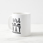 私は思った コーヒーマグカップ (正面左)