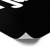 私は怠け者ではない私は単に行わ気にない ポスター (角)