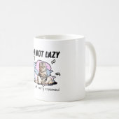 私は怠け者ではない – 私は単に非常にリラックスするやる気を起こさせる コーヒーマグカップ (正面右)