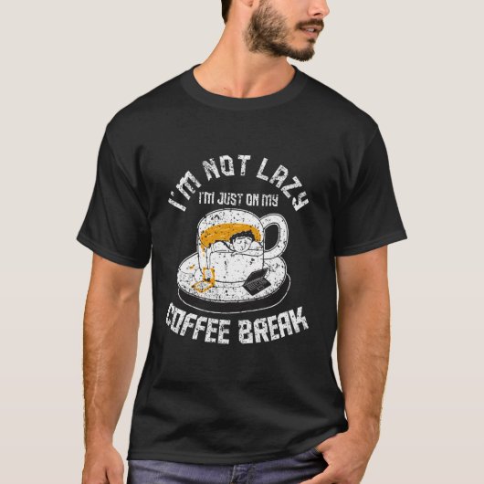 私は怠け者ではない Tシャツ (正面)