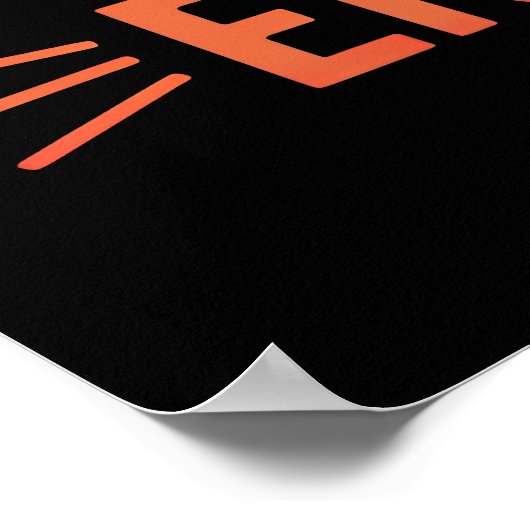 私は怠け者ではなく、ただエネルギーを節約している ポスター (角)