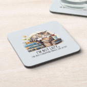 私は怠け者のかわいい猫ではない コースター (左側)