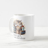 私は怠け者のかわいい猫ではない コーヒーマグカップ (正面左)