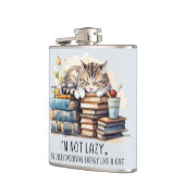 私は怠け者のかわいい猫ではない フラスク (左)