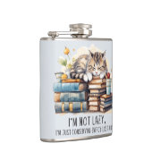 私は怠け者のかわいい猫ではない フラスク (右)