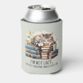 私は怠け者のかわいい猫ではない 缶クーラー (缶裏面)