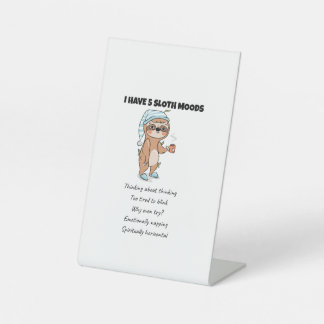 私は怠け者スロッツチルことわざ 台座サイン