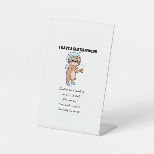 私は怠け者スロッツチルことわざ 台座サイン (正面)