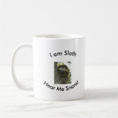 私は怠惰です! コーヒーマグカップ (左)