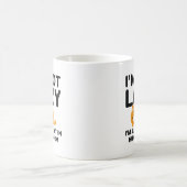 私は怠惰ではない コーヒーマグカップ (中央)