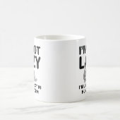 私は怠惰ではない コーヒーマグカップ (中央)