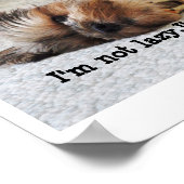 「私は怠惰ではない」バリューポスター ポスター (角)