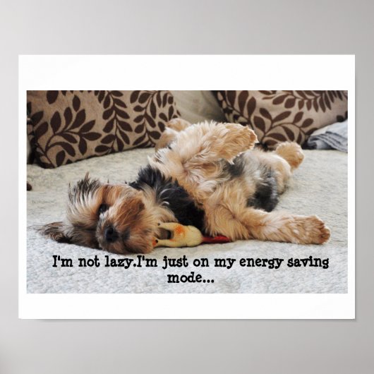 「私は怠惰ではない」バリューポスター ポスター (正面)