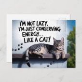 私は怠惰ではない ポストカード (正面/裏面)