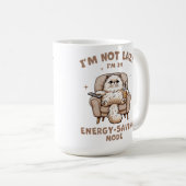 私は怠惰ではない、私はエネルギーのモード救である コーヒーマグカップ (正面右)