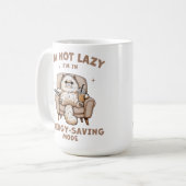 私は怠惰ではない、私はエネルギーのモード救である コーヒーマグカップ (正面左)