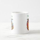 私は怠惰ではない、私はカピバラのモードで、カピバラおもしろい コーヒーマグカップ (中央)