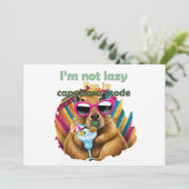 私は怠惰ではない、私はカピバラのモードで、カピバラおもしろい 招待状 (スタンド正面)