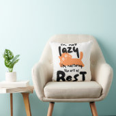 私は怠惰ではない、私は休憩技術を習得している クッション (椅子)