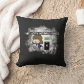 私は怠惰ではない、私は感情的に疲れているおもしろい- クッション (ブランケット)