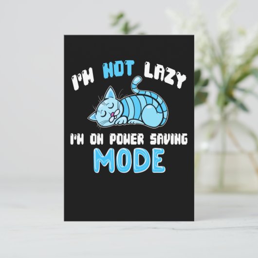 私は怠惰な青い猫救の贈り物の猫好きではない (スタンド正面)