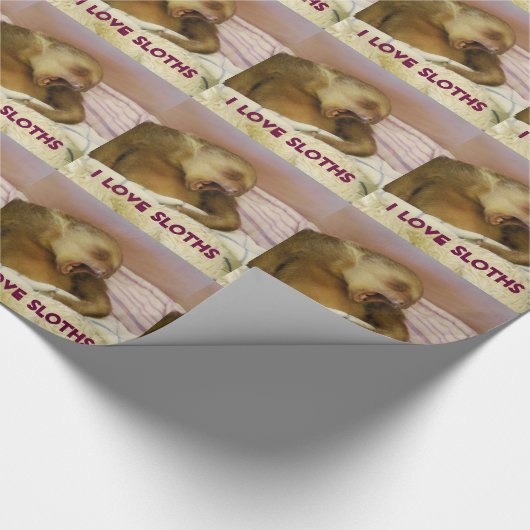 私は怠惰を愛します ラッピングペーパー (角)