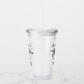 私は怠惰日を過しています アクリルタンブラー (右)