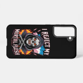 私は性転換LGBTQを拒む SAMSUNG GALAXYケース (裏面横)