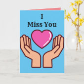 私は恋しく思あいさつカードを折った カード (黄色い花)