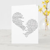 私は恋しく思あなた – 壊れた分離ハート カード (黄色い花)