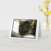 私は恋しく思います カード (黄色い花)