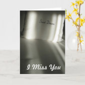 私は恋しく思います カード (黄色い花)