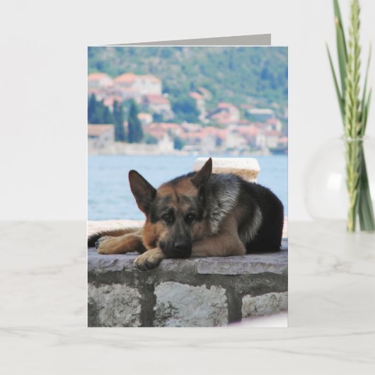 私は恋しく思います カード (正面)