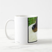 私は恋しく思います コーヒーマグカップ (左)