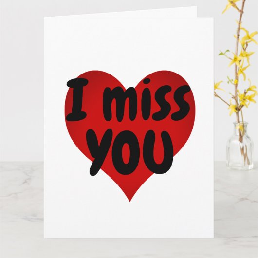 私は恋しく思お前のハートはコスト的な愛を渦巻く カード (黄色い花)