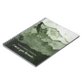 私は恋しく思お前を…悲しみ記念ジャーナル ノートブック (左側)