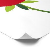 私は恋しく思お母さん、私は赤いバラのお母さんを愛している ポスター (角)