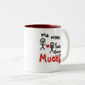 私は恋しく思たん漫画 ツートーンマグカップ (正面右)