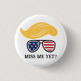 私は恋しく思まだトランプおもしろいボタン2024の選挙 缶バッジ