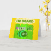 私は恋しく思カード カード (黄色い花)