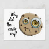 私は恋しく思クッキーのジョーク ポストカード (正面)