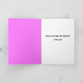 私は恋しく思コロナウイルスの顔マスクで子犬を話している シーズンカード (内部)